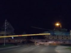 Српските тенкови на пат кон Косово (Видео)