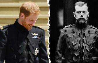 Да ли сличноста на униформата која принцот Хари ја носеше на венчавката со униформата со која Николај II често се сликаше е случајна.