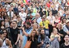 Љубљана:Протест против говорот на омраза во кампањите
