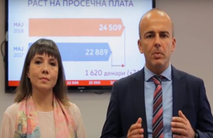 Царовска и Тевдовски се обратија преку видео за растот на платите