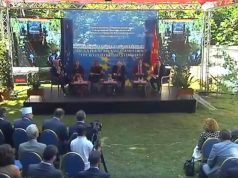 Зоран Заев, Али Ахмети и претсавник на ВМРО-ДПМНЕ се обратија на панелот по повод 17 години од охродскиот рамковенм договор под име “патот до Брисел преку Охрид”