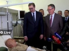 Вучиќ го посети повредениот Русин кој страдаше во нападод на приштинските специјалци