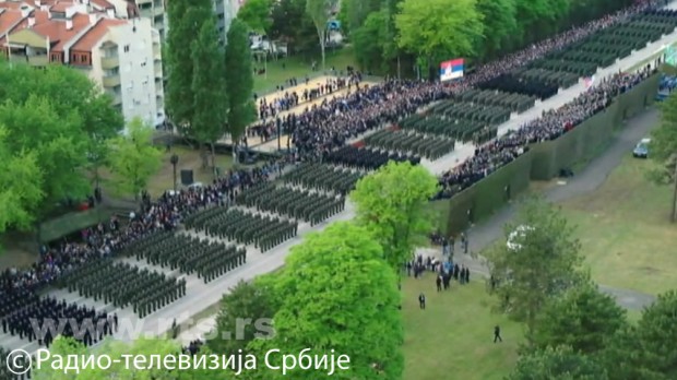 Одбрана на слободата” – воен спектакл и на небо и на земја